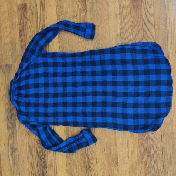 Madewell Jane Plaid Flannel Shirt Dress XS - Picture 9 of 11